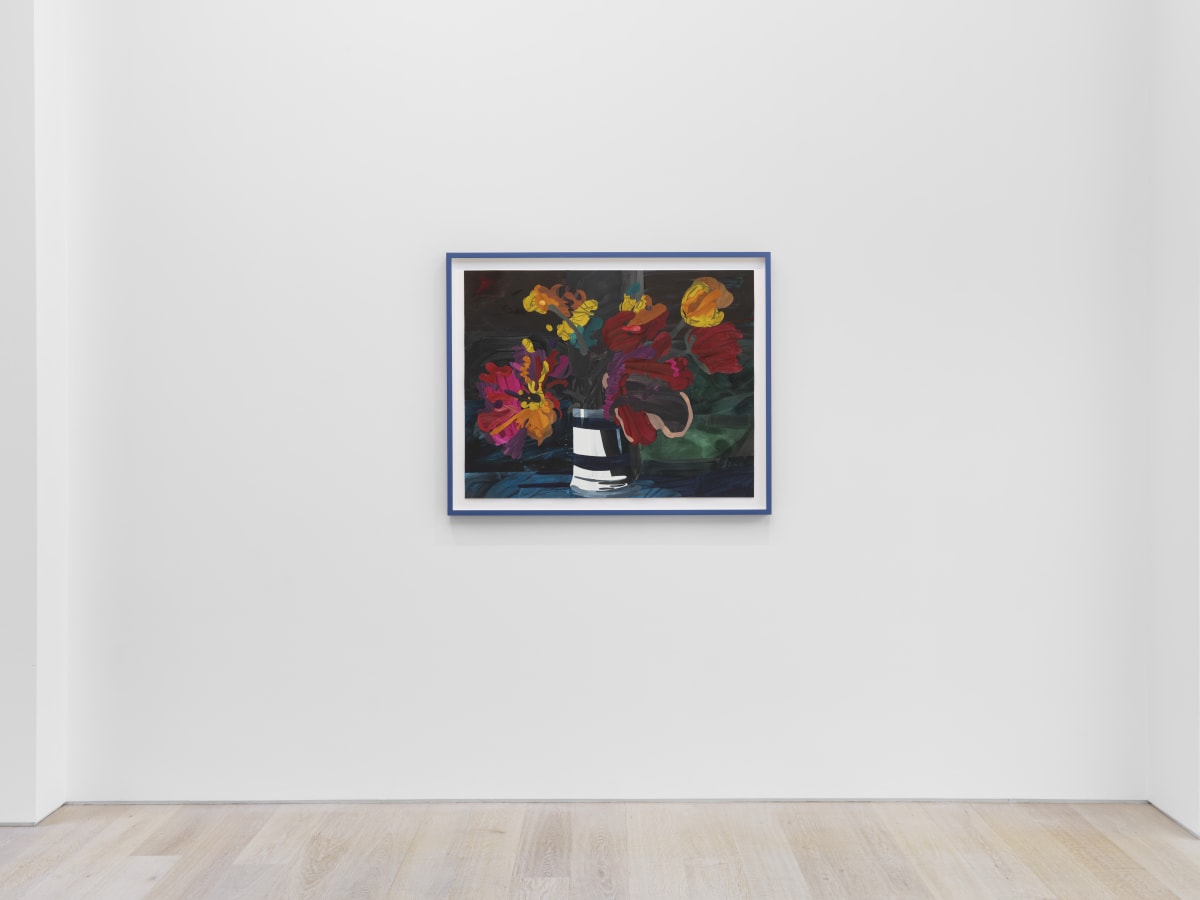 Installation view of Clare Woods: Soft Knock at Cristea Roberts Gallery, London, 2024. Photo Eva Herzog.