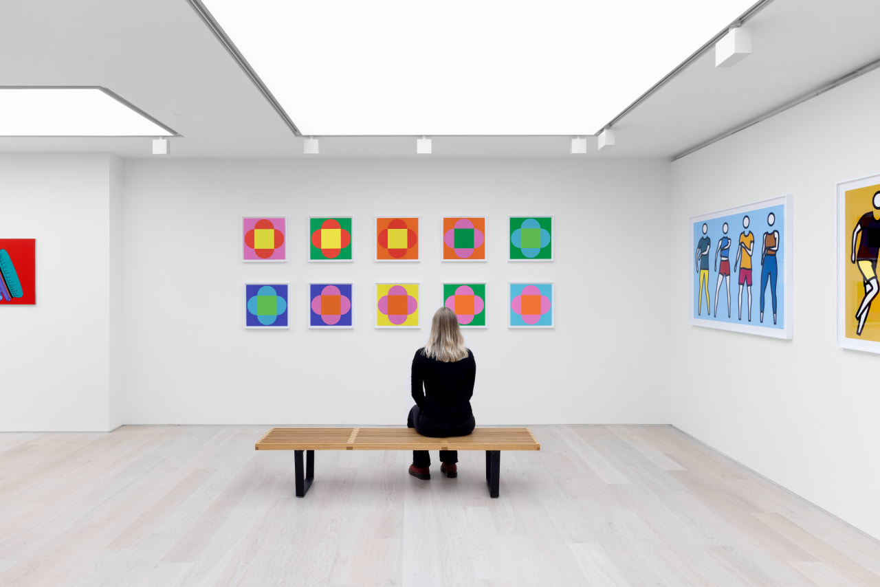 Installation view of Print Project Space at Cristea Roberts Gallery, London, 2024. Photo: Sam Roberts Photography