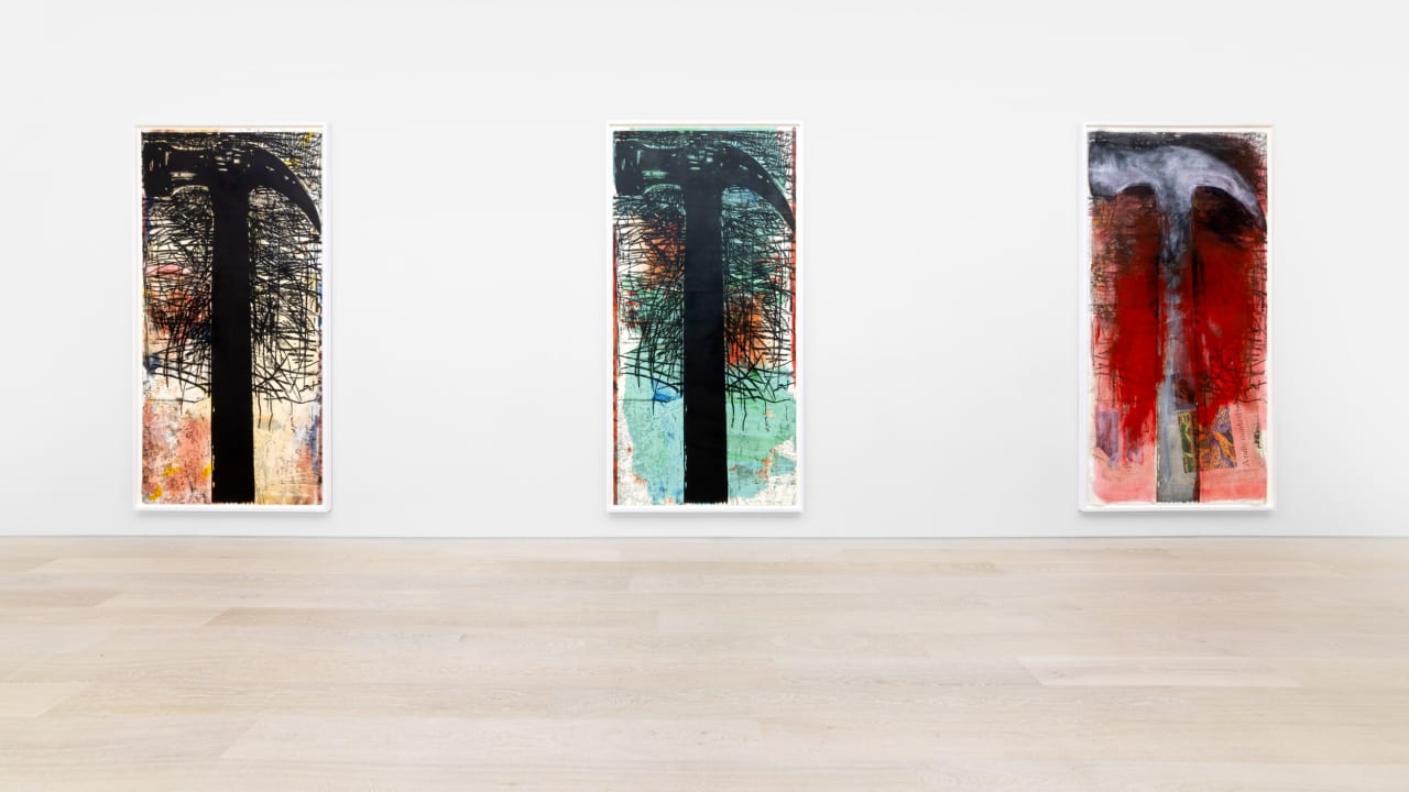 Installation view of Jim Dine: Tools and Dreams at Cristea Roberts Gallery, London, 2024. Photo: Sam Roberts Photography.