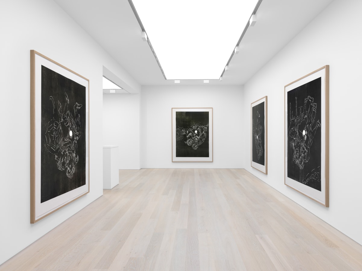 Georg Baselitz, Belle Haleine installation, 2023. Courtesy Cristea Roberts Gallery, London. Photo Anna Arca