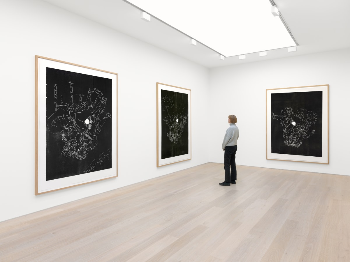 Georg Baselitz, Belle Haleine installation, 2023. Courtesy Cristea Roberts Gallery, London. Photo Anna Arca