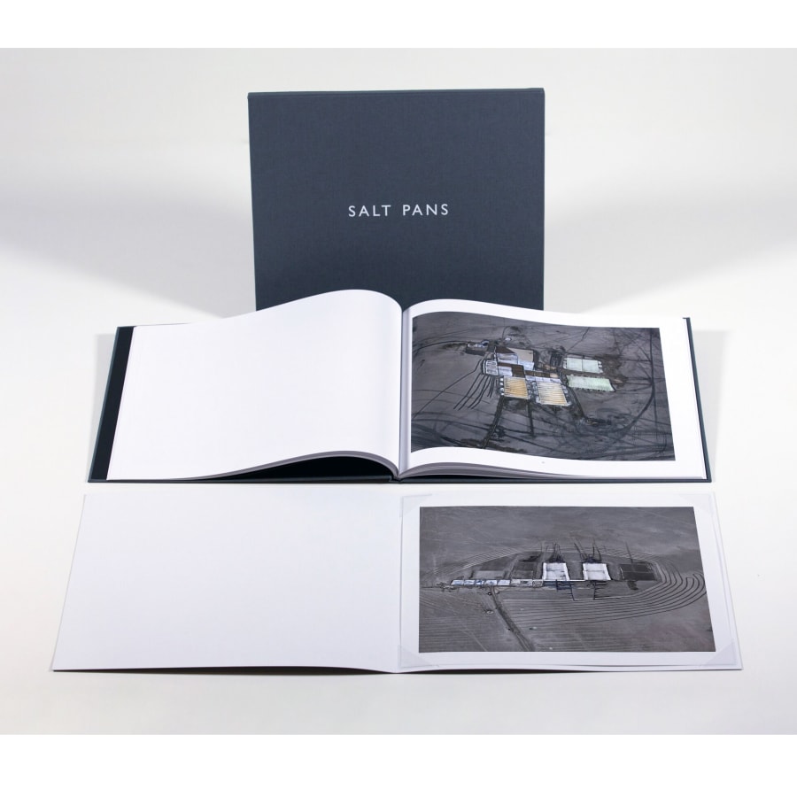 Salt Pans Slip Case with Book & Print Edward Burtynsly