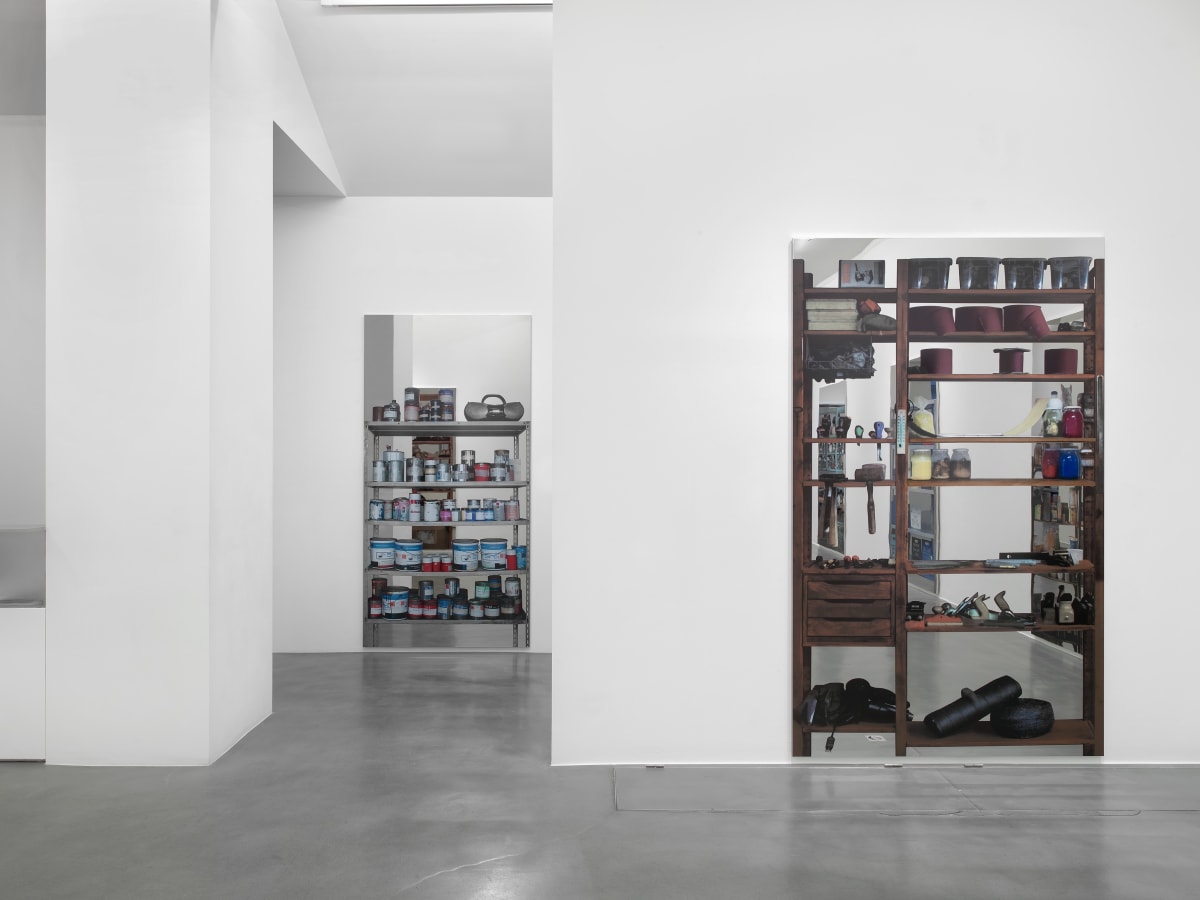 Artwork: Michelangelo Pistoletto: Scaffali, 2018 Simon Lee Gallery London