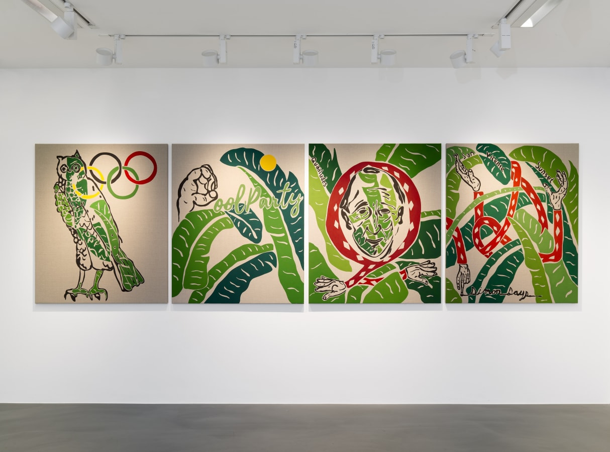 Artwork: Joel Mesler: The Alphabet of Creation (For Now), 2018 Simon Lee Gallery London