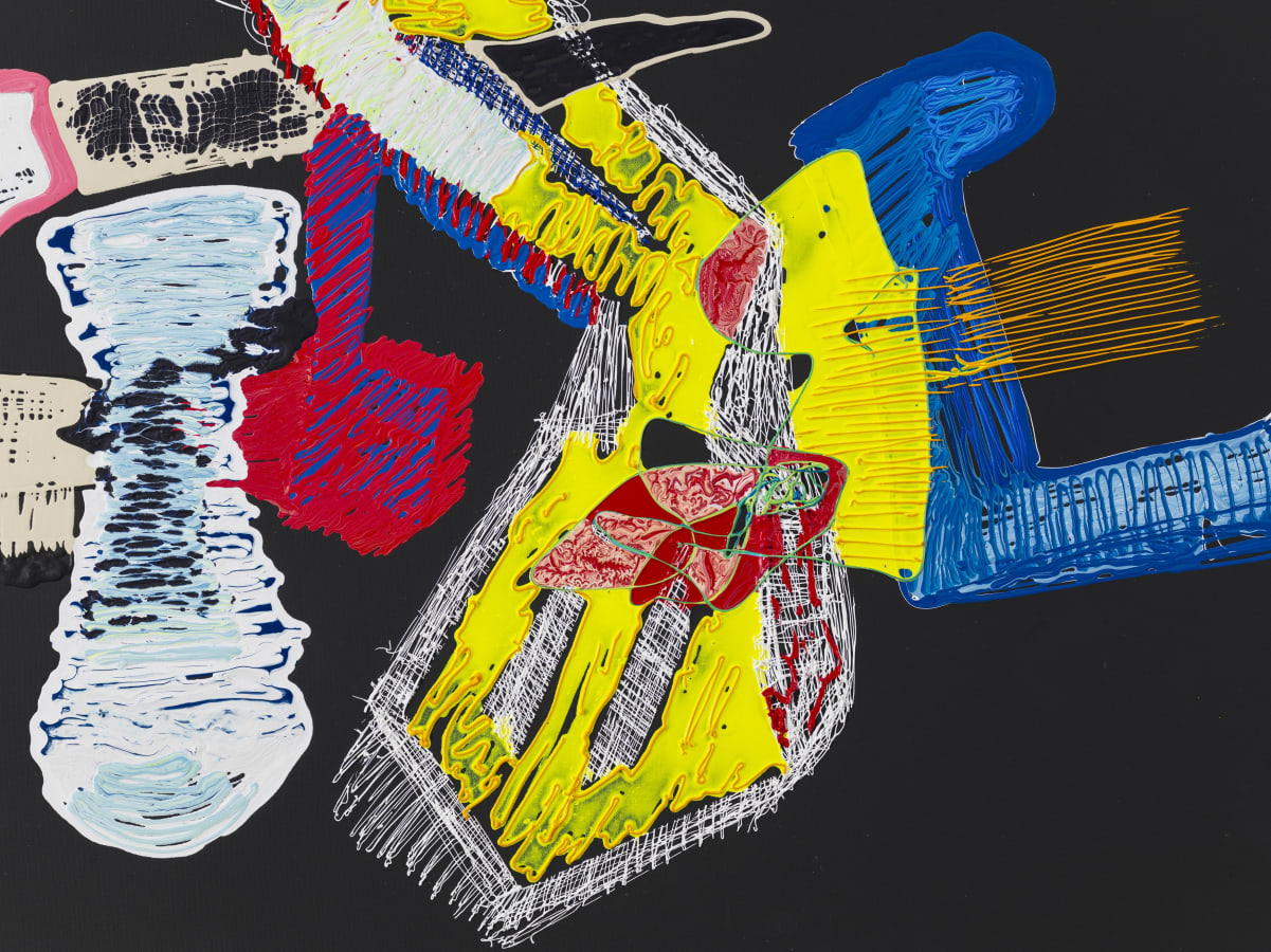 Artwork: Leelee Kimmel: Wormhole, 2018 (Detail) Simon Lee Gallery London