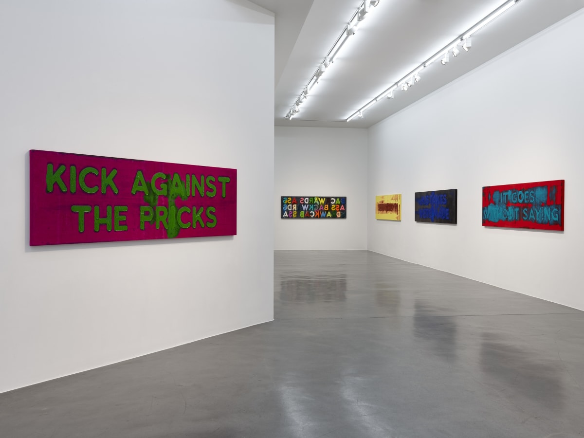 Artwork: Mel Bochner: Exasperations, 2019 Simon Lee Gallery London, UK Courtesy of the artist and Simon Lee Gallery. Photo: Prudence Cuming