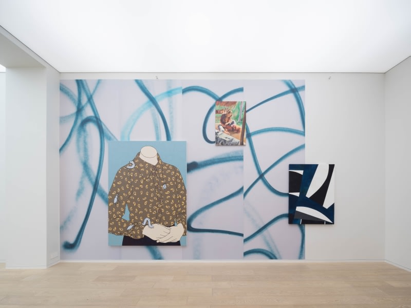 Artwork: Mauvaises Herbes: Sarah Crowner, Caitlin Keogh, Paulina Olowska, 2017 Simon Lee Gallery Hong Kong