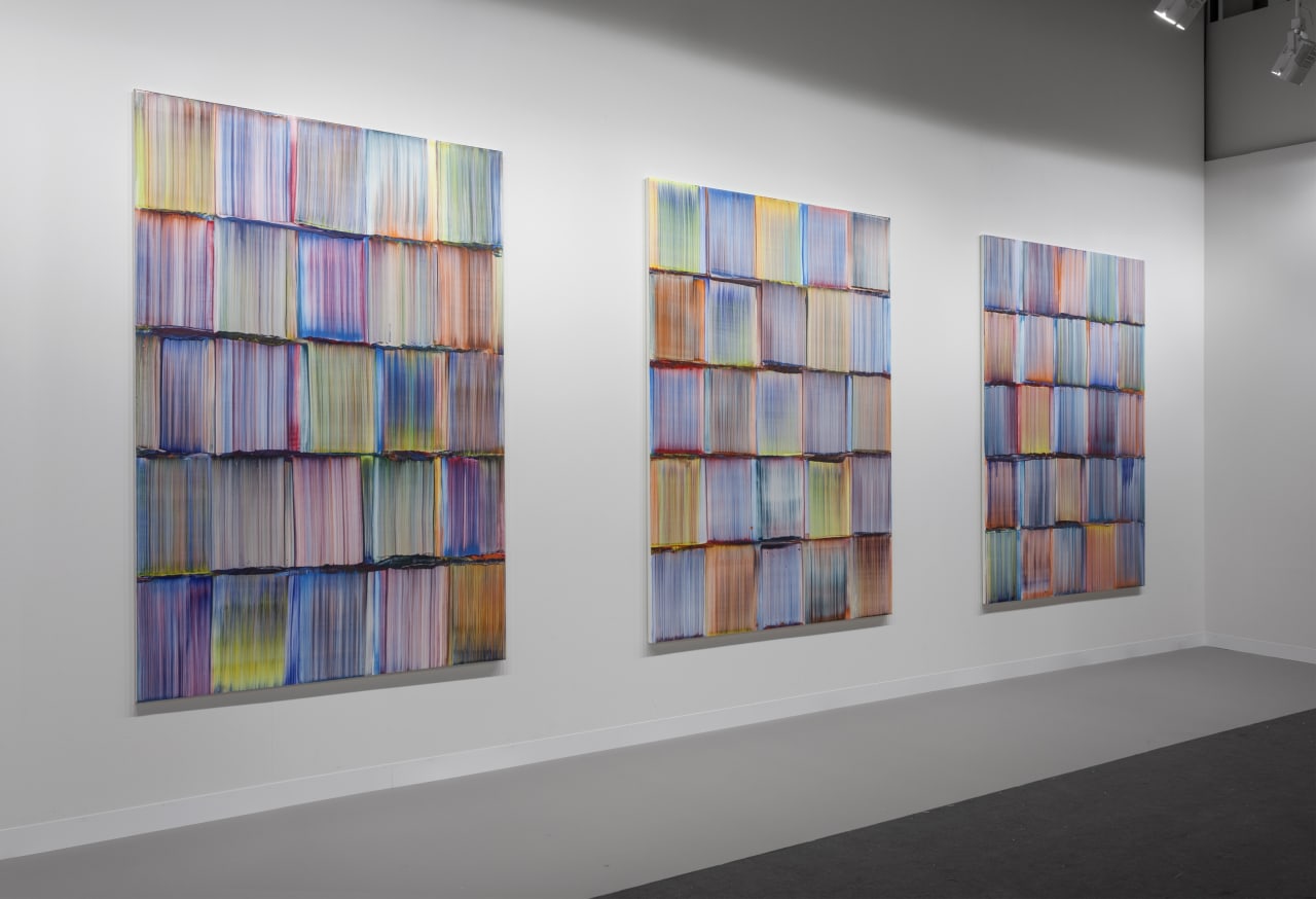 Artwork: Booth M26 Art Basel, 2018 Basel © Bernard Frize / ADAGP, Paris 2018 Courtesy the artist, Perrotin & Simon Lee