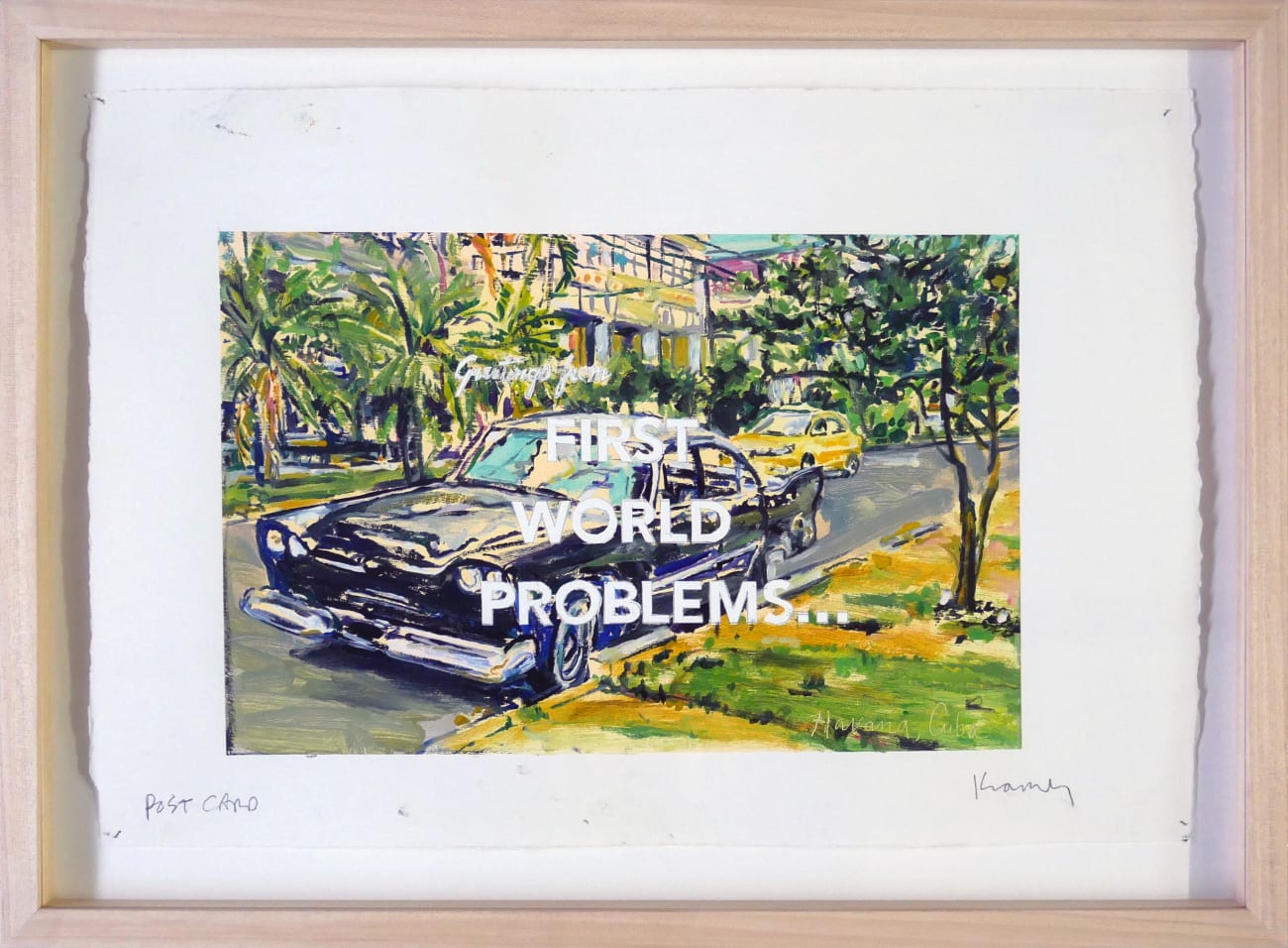 David KRAMER, First World Problems (broken down), 2017