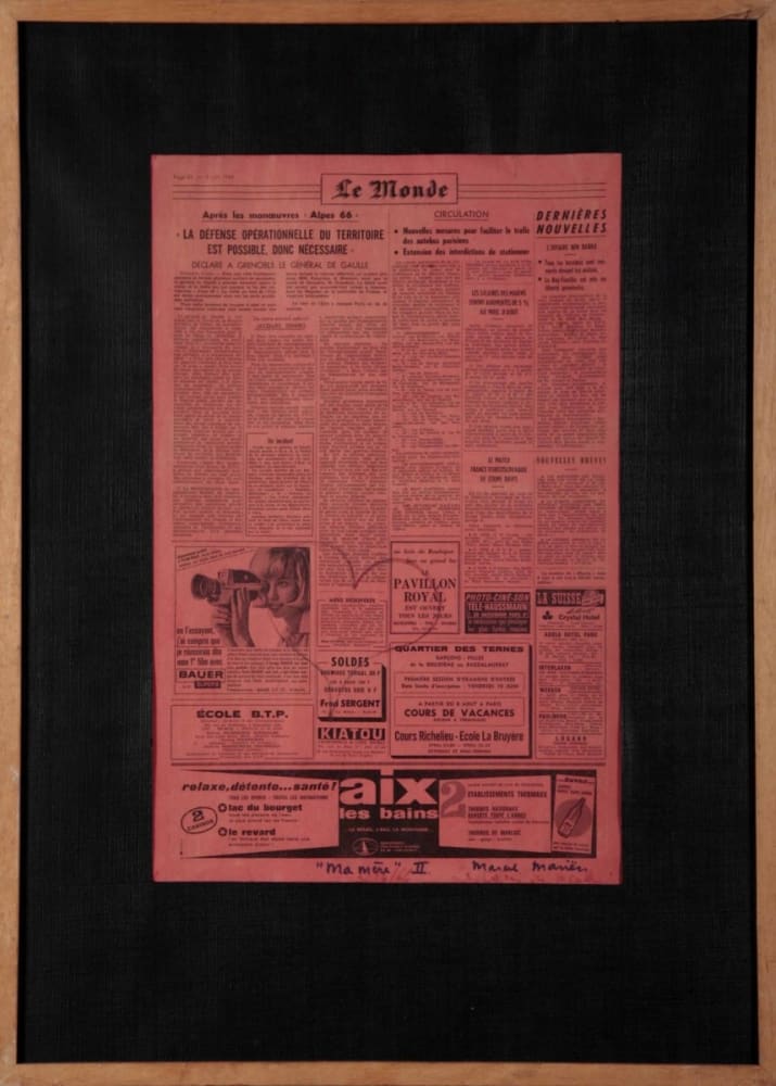 Marcel MARIËN, Ma mère II, 1972