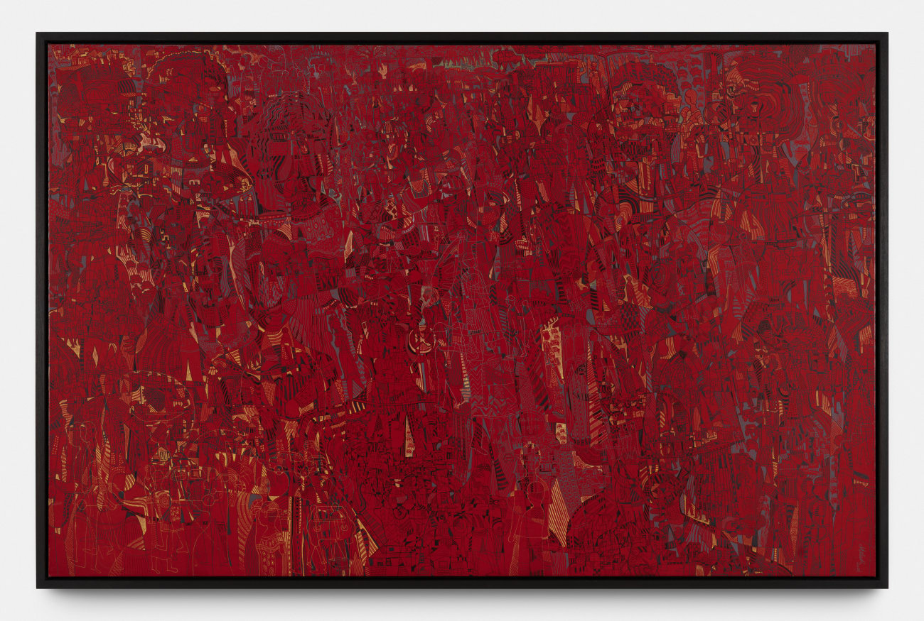 Houston MALUDI, Untitled (Rouge), 2021