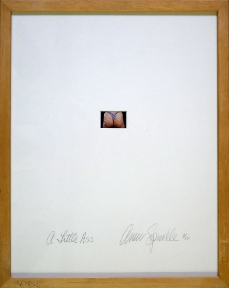 Annie SPRINKLE, A little ass, 1999