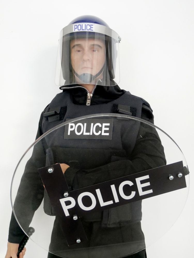 Eugenio MERINO, POWERLESSNESS ( anti-riot Police UK ), 2019