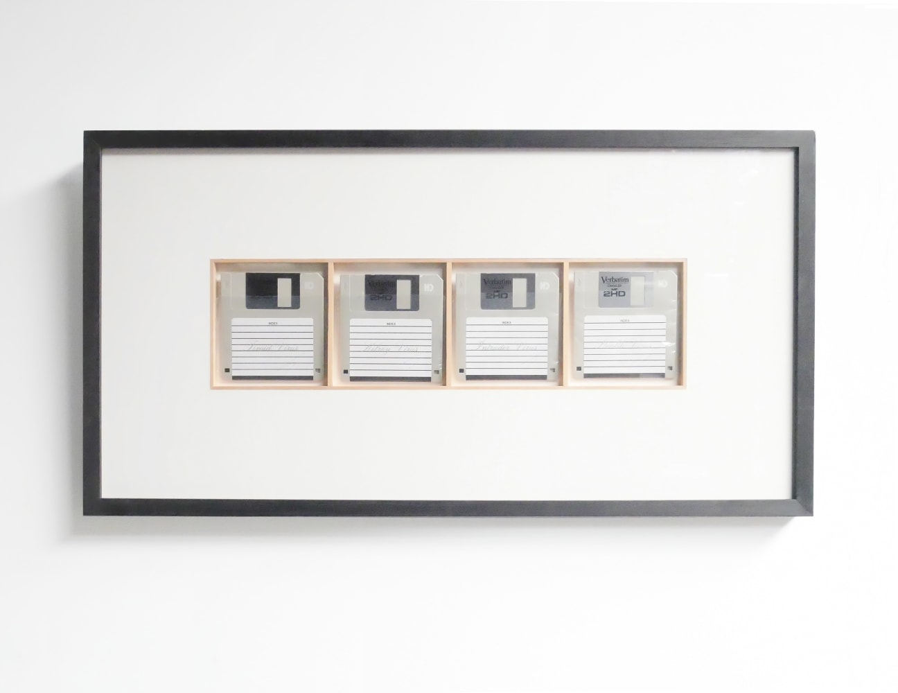 Gregory GREEN, Computer Virus Set (Timid, Kilroy, Intruder, Stealth), 1996