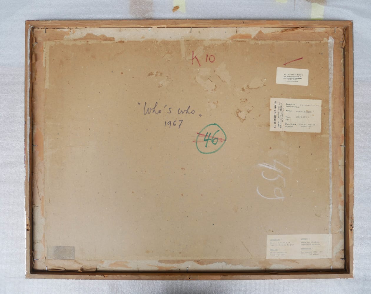 Marcel MARIËN, Who's who?, 1967
