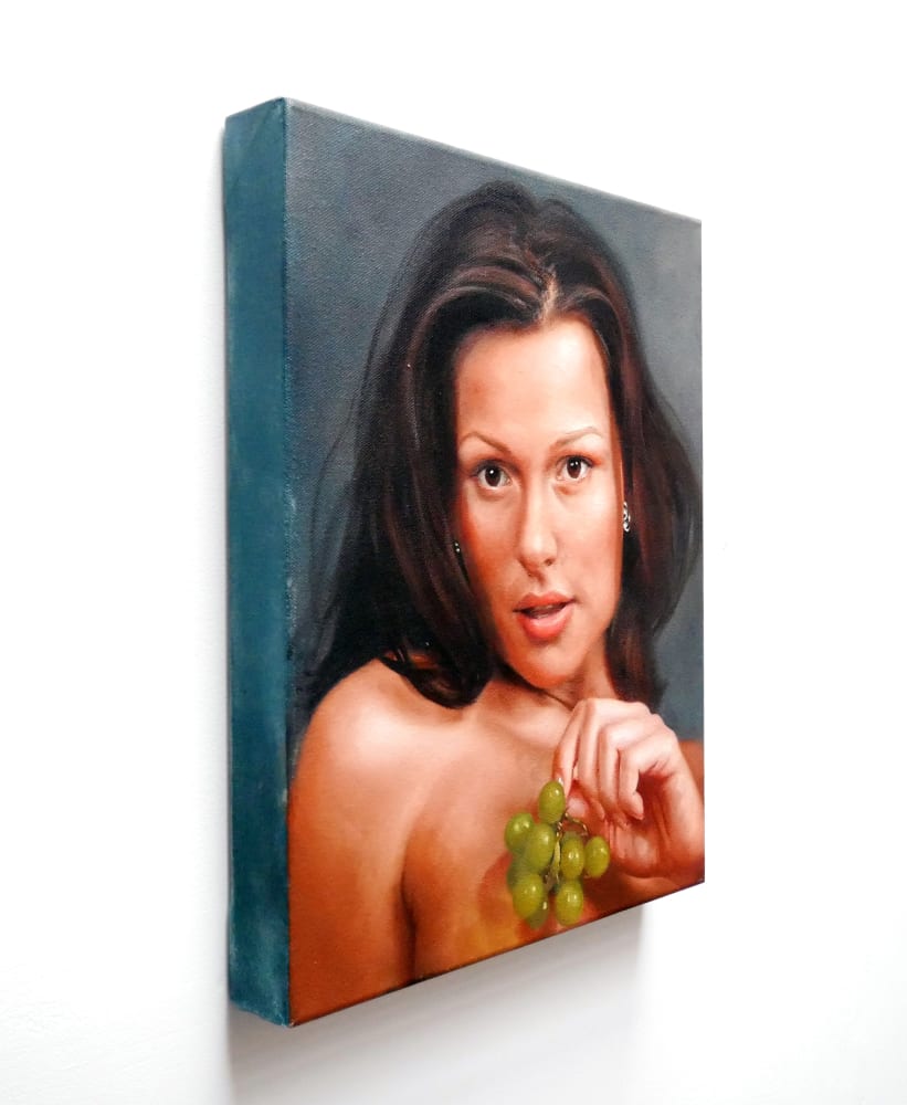 David NICHOLSON, Girl with grapes, 2006