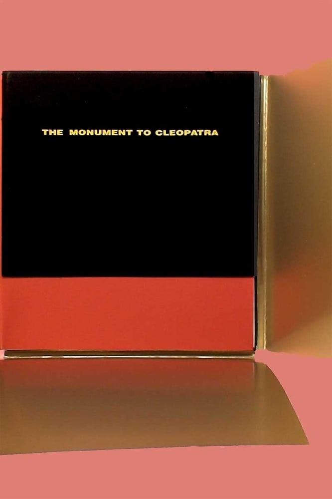 James Lee BYARS, Project for the monument to Cleopatra, 1989
