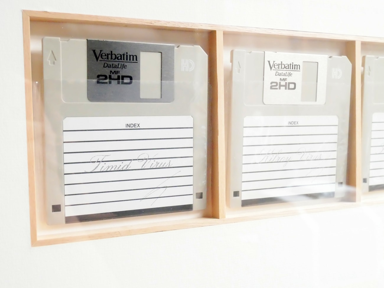 Gregory GREEN, Computer Virus Set (Timid, Kilroy, Intruder, Stealth), 1996