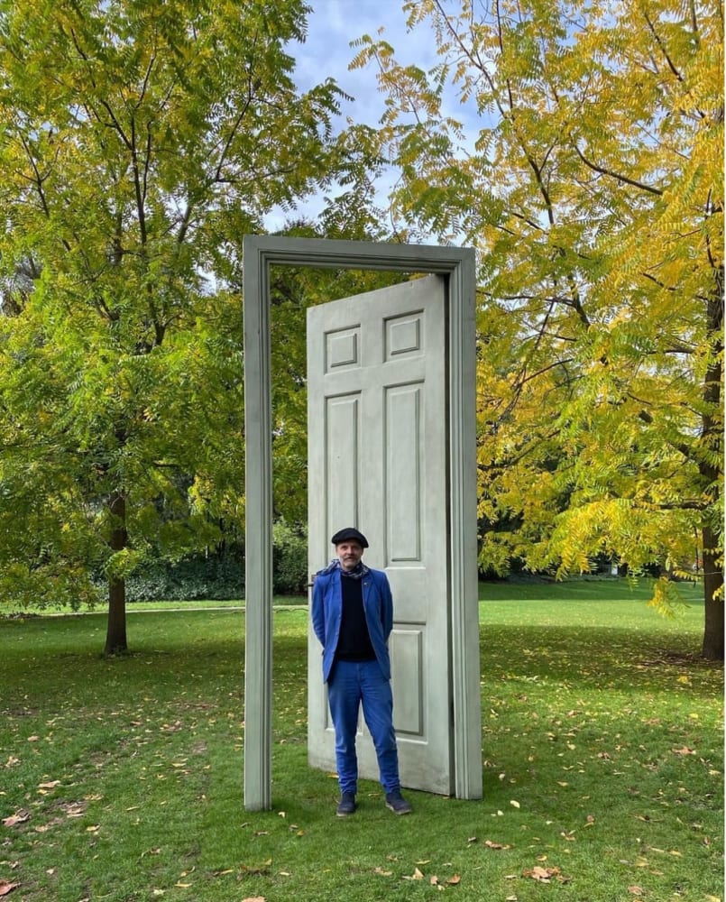 Gavin TURK, L'Age d'Or (6 panels) cream white, 2018