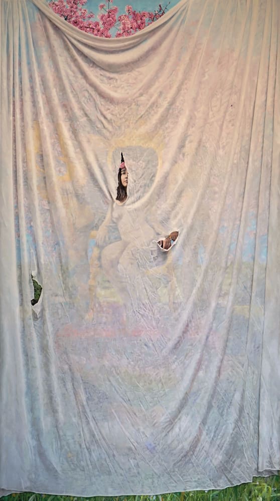 Katia BOURDAREL, Linteum - Le paradis blanc, 2022