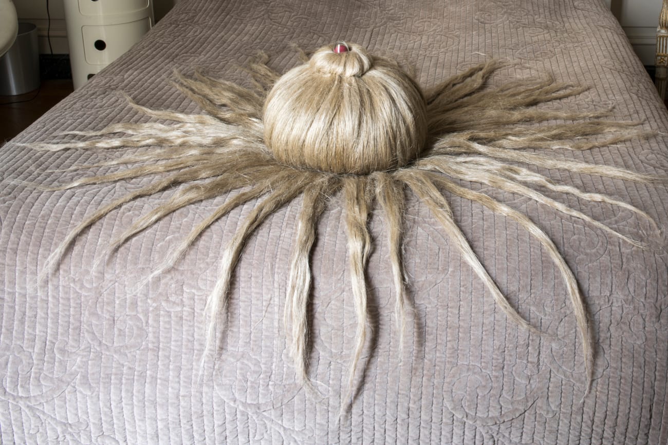 Elodie ANTOINE, Sculpture en lin 1, 2022