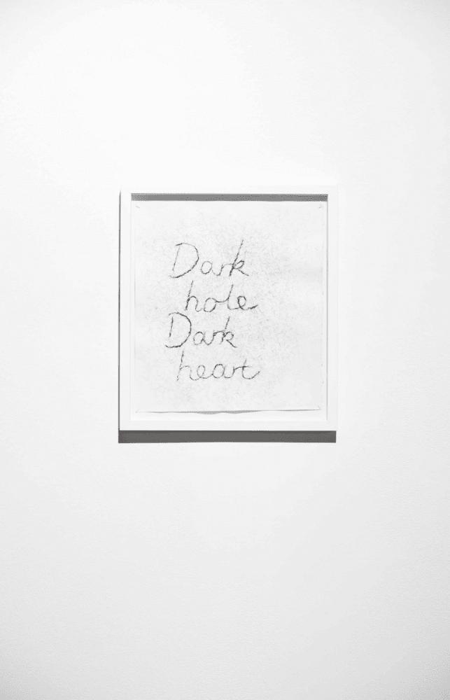 Frances GOODMAN, Dark hole dark heart, 2014