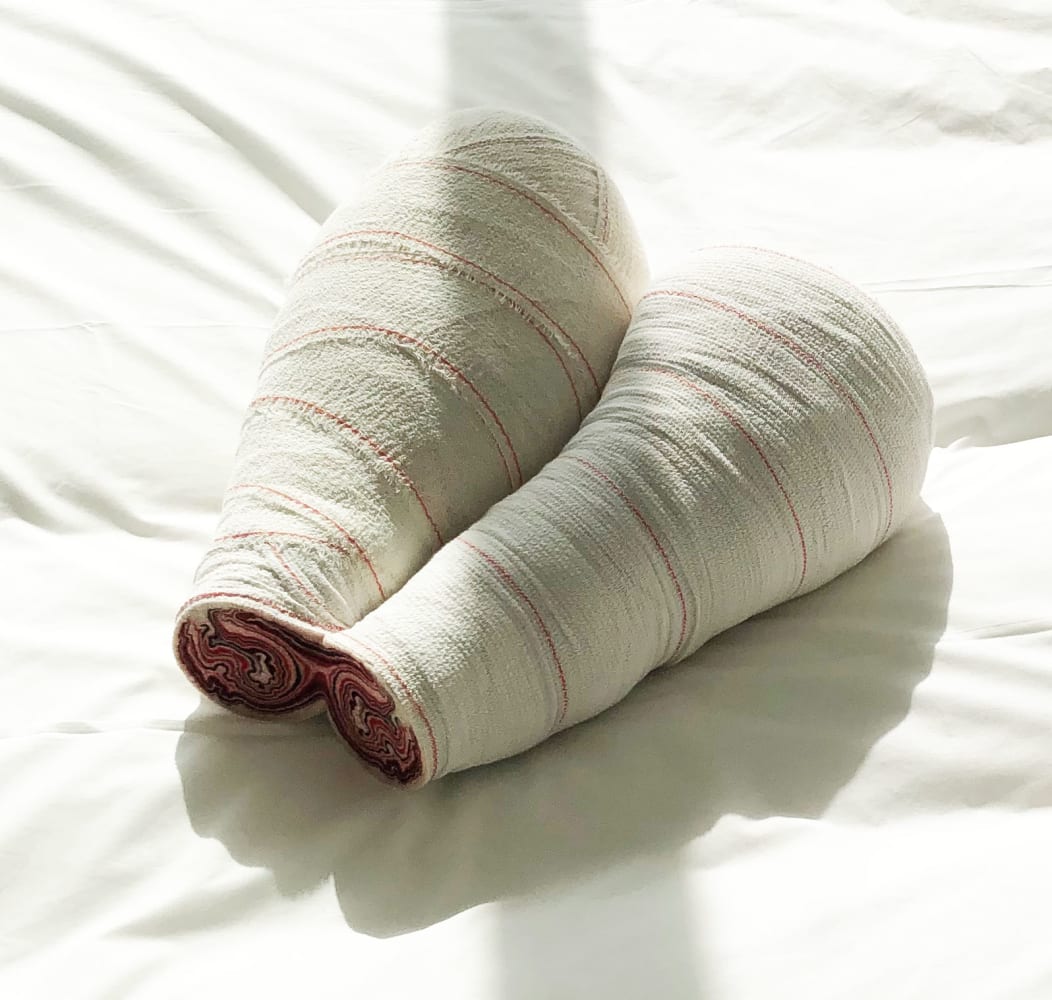 Elodie ANTOINE, Feutre-Bandage, 2019
