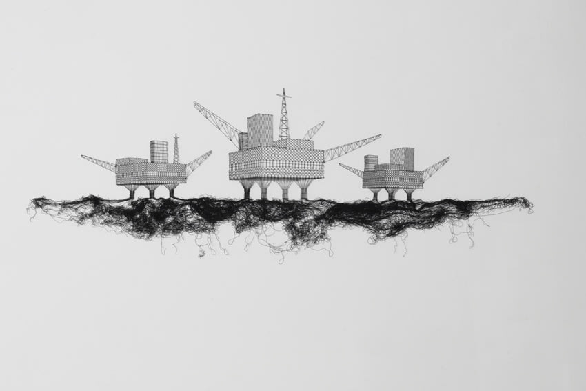 Elodie ANTOINE, Plateformes Pétrolières, 2014