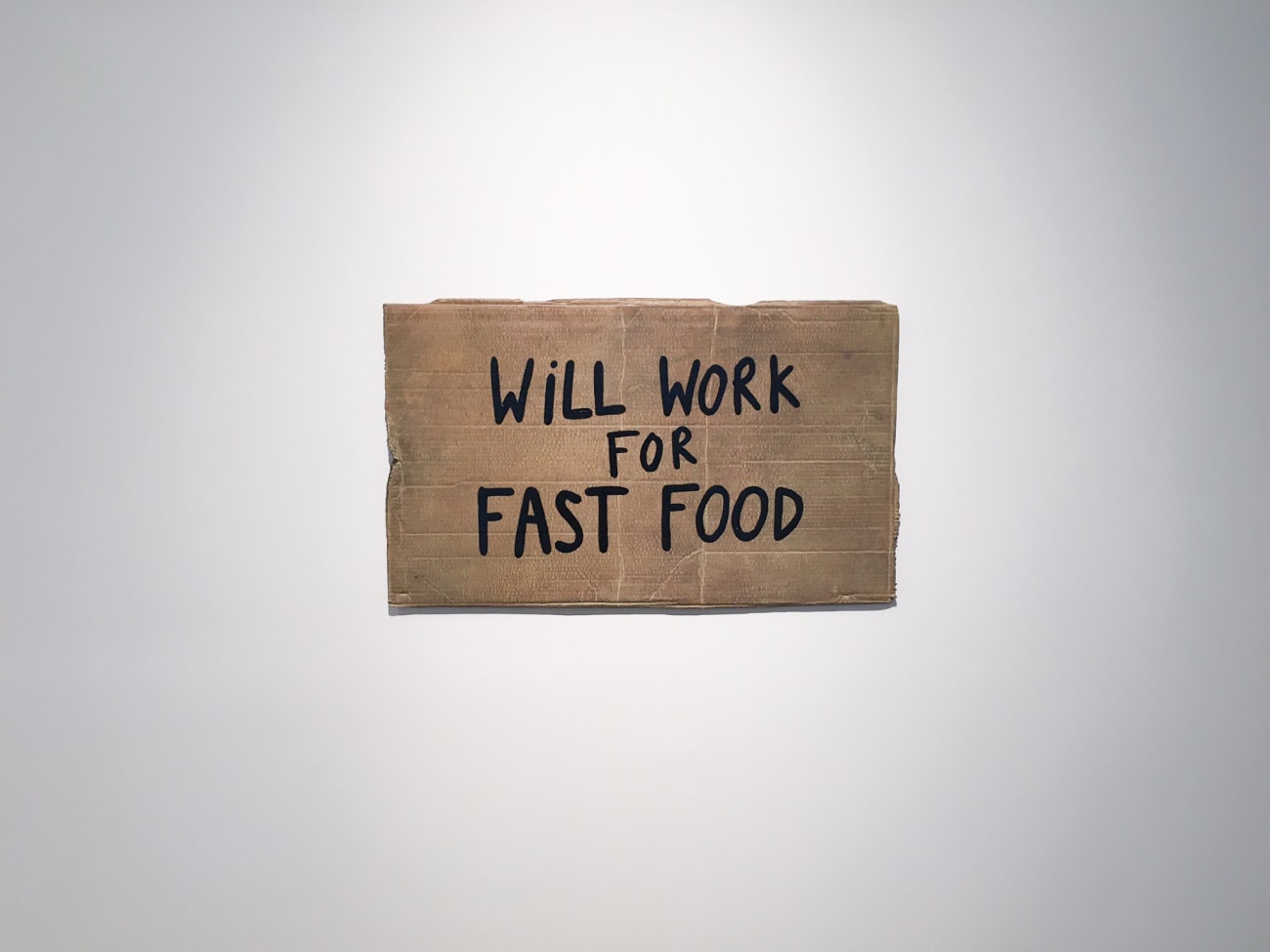 Eugenio MERINO, Will Work For Fast Food, 2015