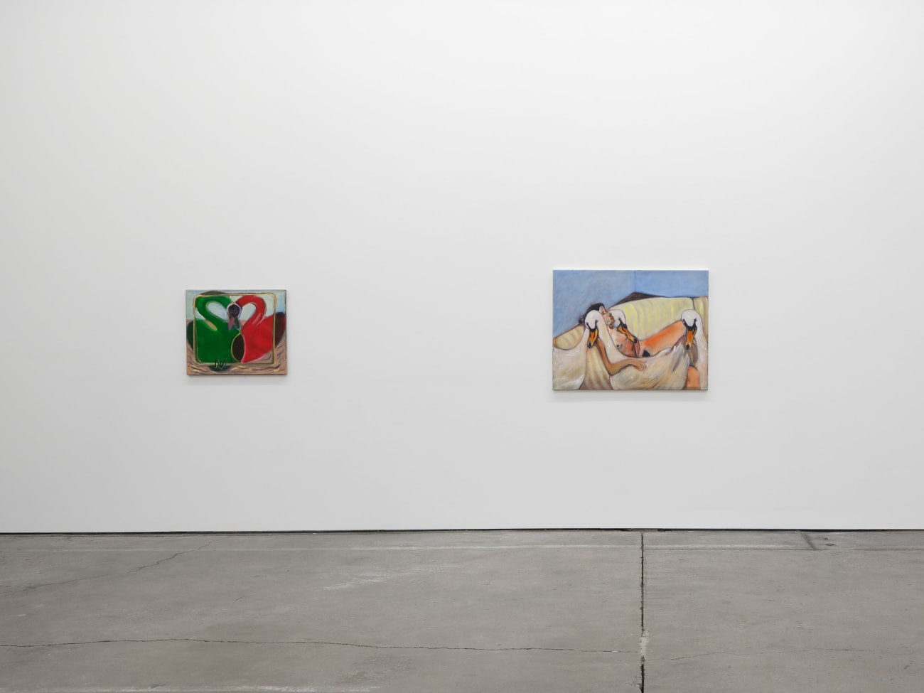Rosalind Nashashibi, Intersecting swans, 2024