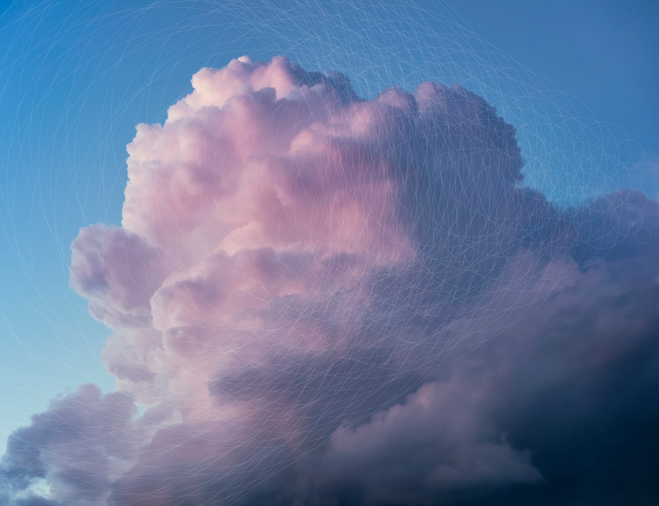 Trevor Paglen, CLOUD #246 | Hough Circle Transform, 2019