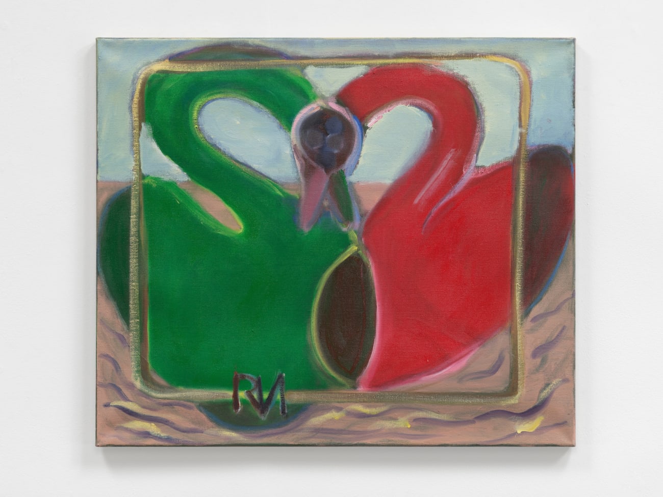 Rosalind Nashashibi, Intersecting swans, 2024