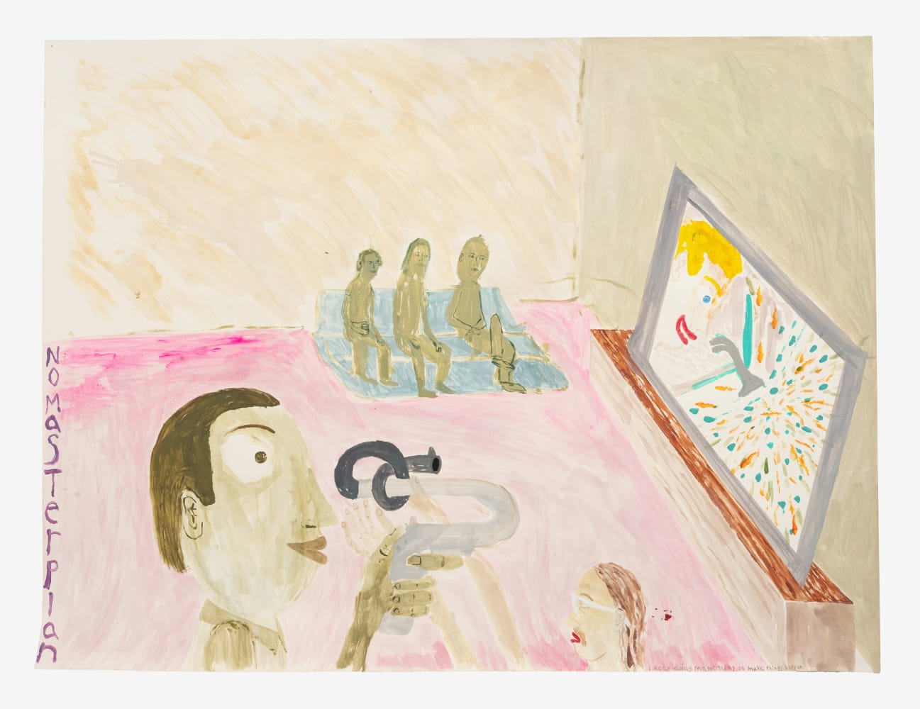 Chris Johanson, No Master Plan, 2017