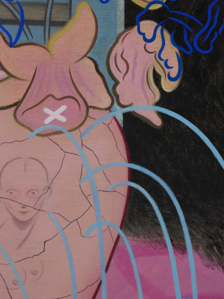 Koak, Self Portrait w/ Flowers, 2022