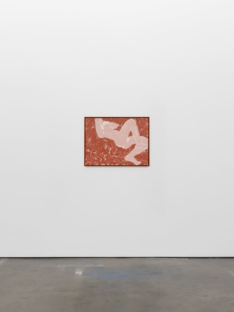 Stephen Pace, Reclining Pink Nude on Terra Cotta, 1978