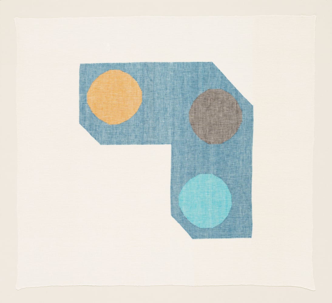 Ruth Laskey, Twill Series (Circles 1), 2022