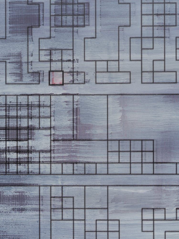 Simon Denny, Metaverse Landscape 32: Decentraland Parcel -30,-108, 2023