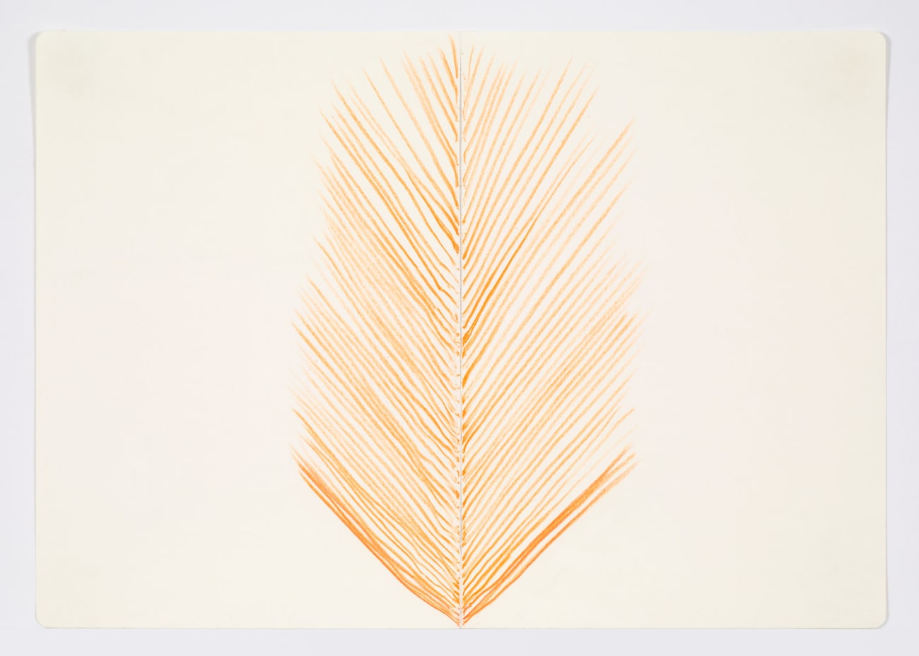 Jessica Dickinson, flame: (notebook drawing for From-Here #1), 2020