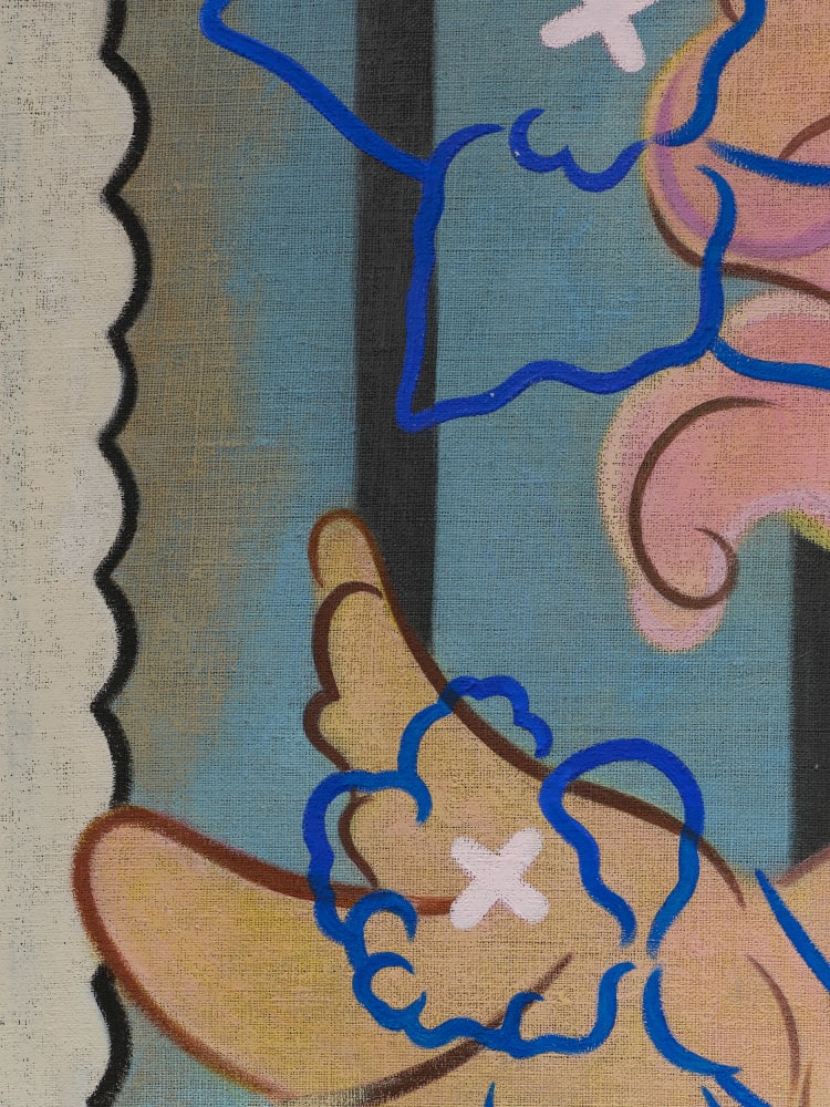 Koak, Self Portrait w/ Flowers, 2022