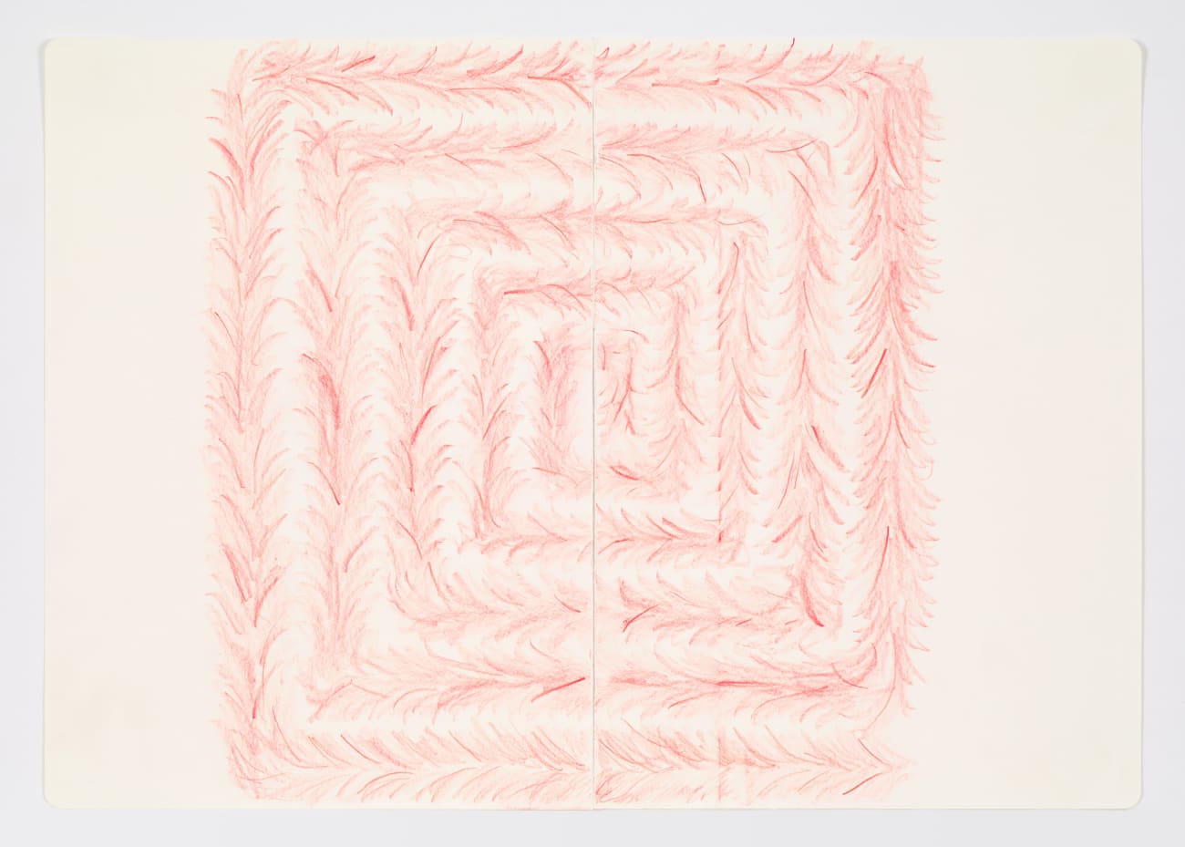 Jessica Dickinson, rupture/path (notebook drawing for From/With #1), 2021