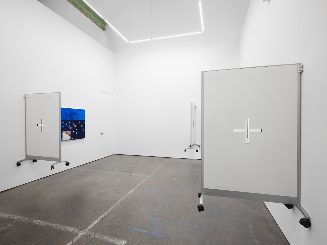 Simon Denny, Metaverse Landscape 22: The Sandbox Land (-71, -159), 2023