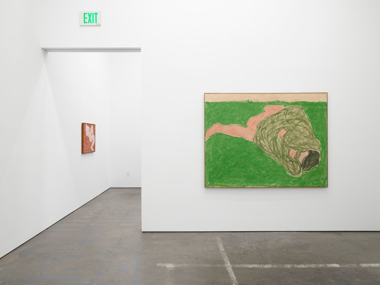 Stephen Pace, Reclining Pink Nude on Terra Cotta, 1978