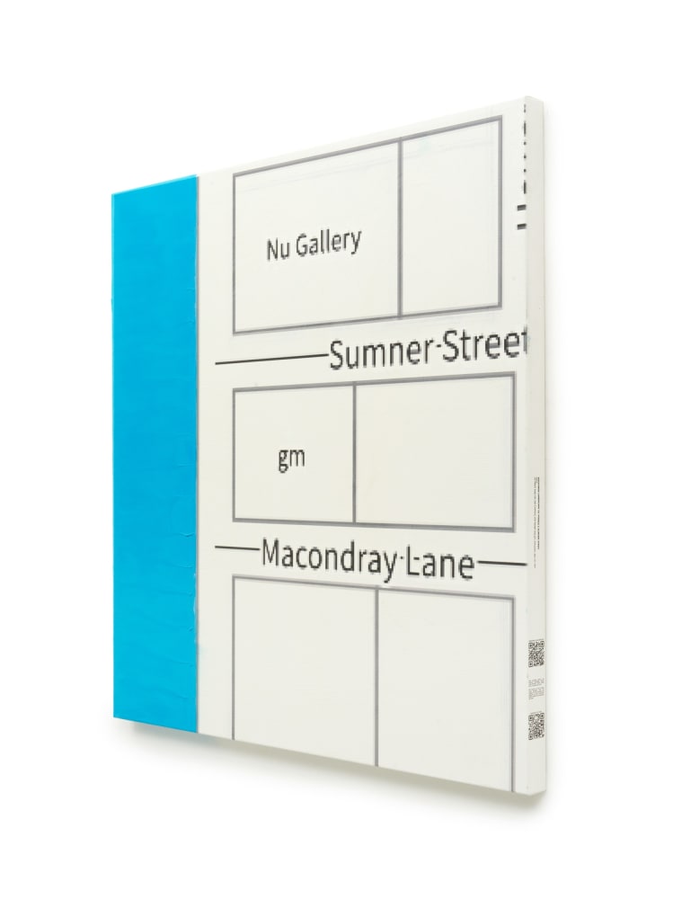 Simon Denny, Metaverse Landscape 13: Voxels 3 Sumner Street, 2023