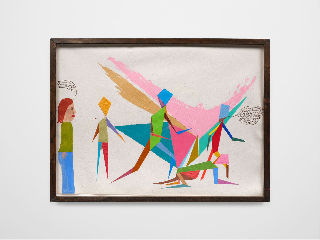 Chris Johanson, Untitled (Three People), 2007-2025