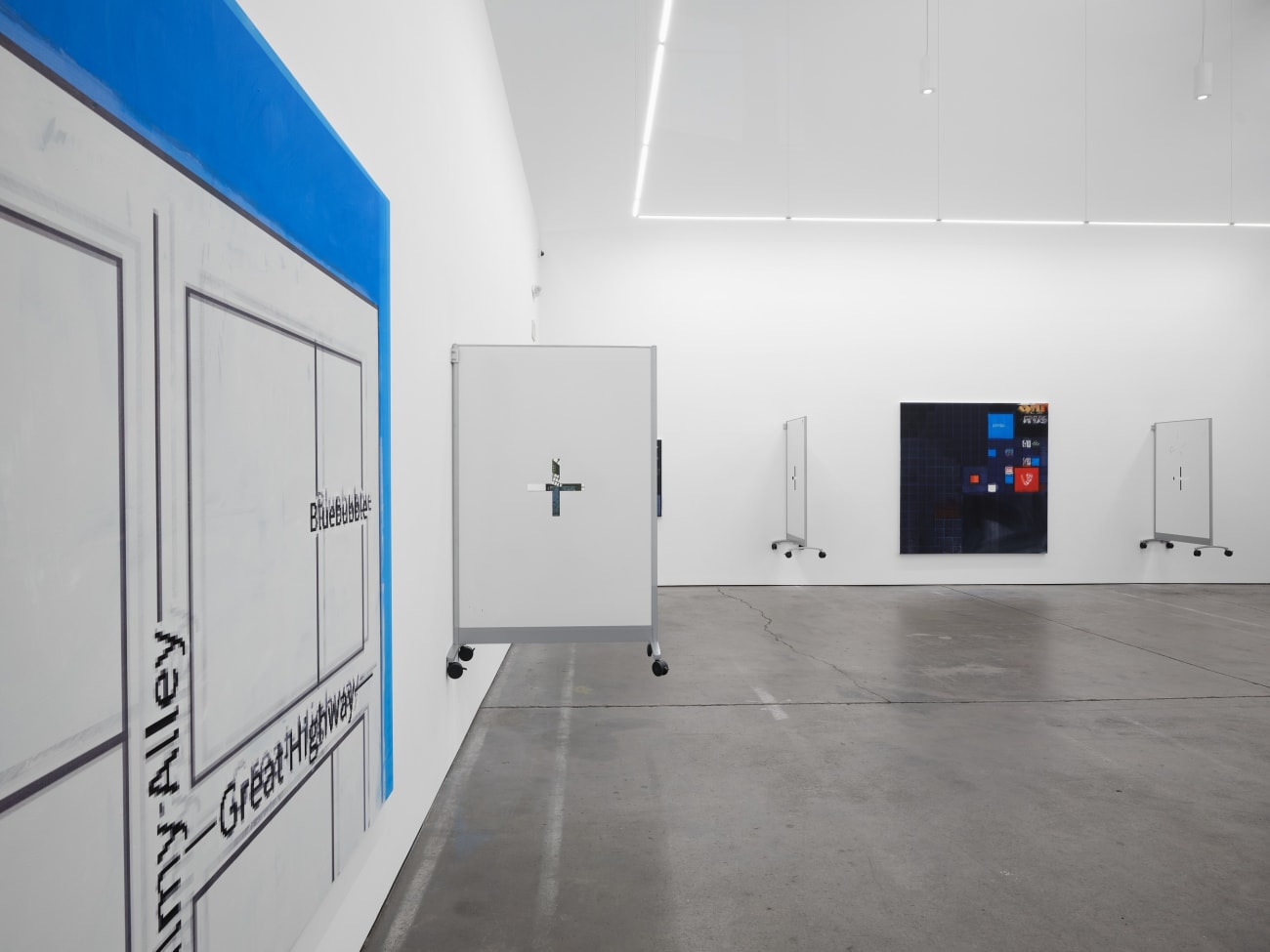 Simon Denny, Metaverse Landscape 26: The Sandbox Land (-179, 37), 2023