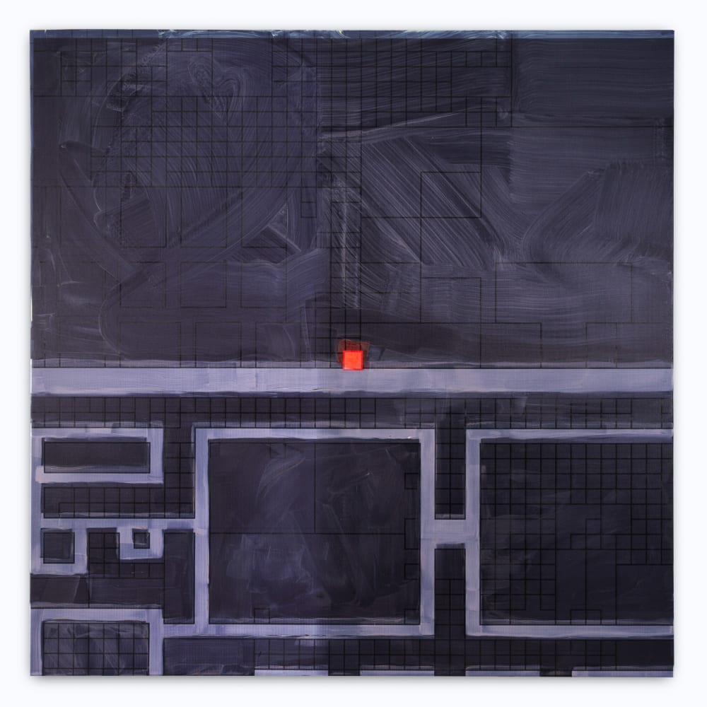 Simon Denny, Metaverse Landscape 28: Decentraland Parcel -26, -49, 2023