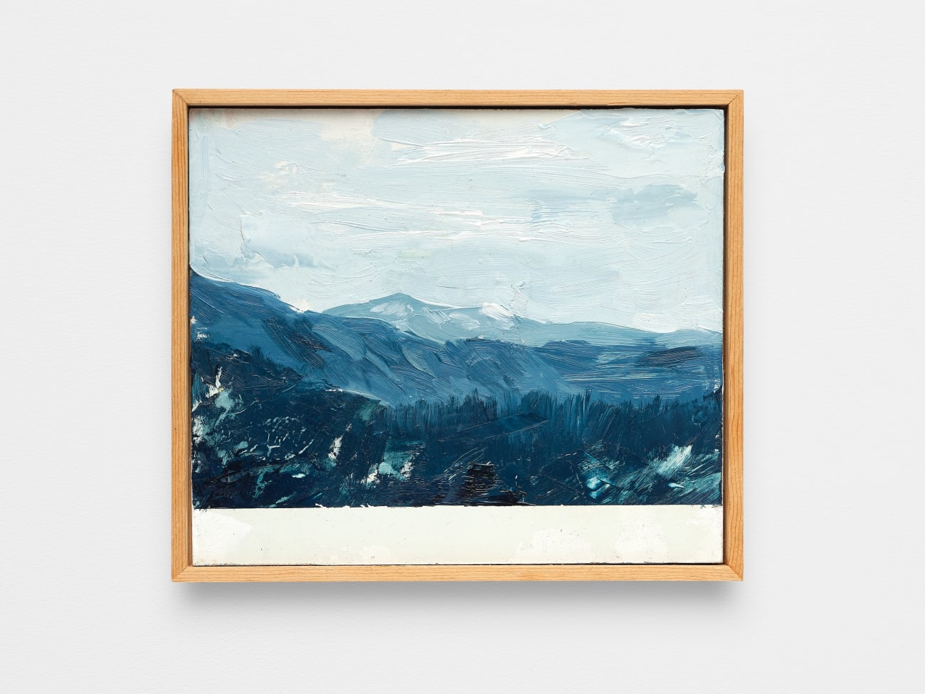 Jamal Gunn Becker, Untitled Blue Landscape #2 - Concerning the process of time, 2020