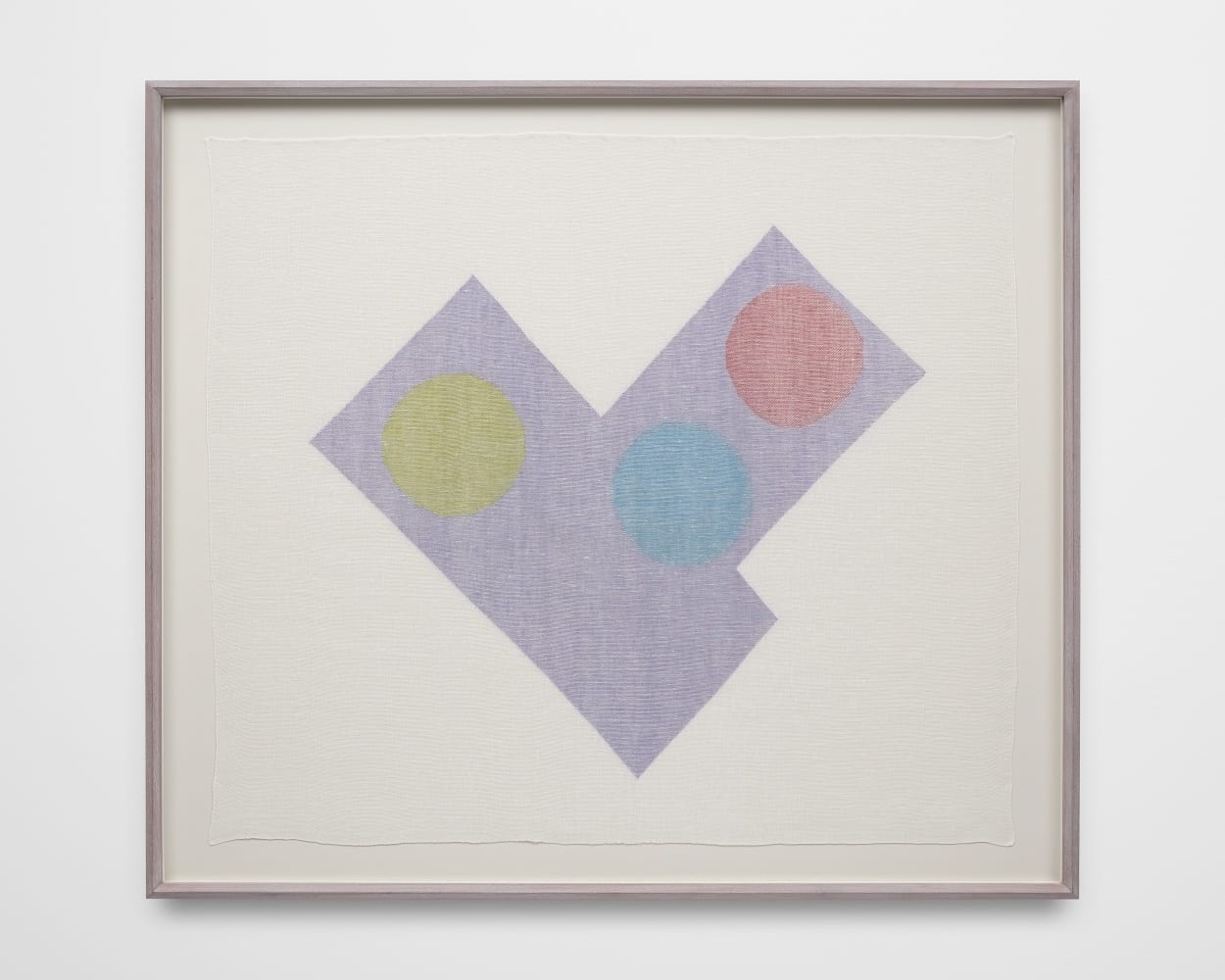 Ruth Laskey, Twill Series (Circles 7), 2022