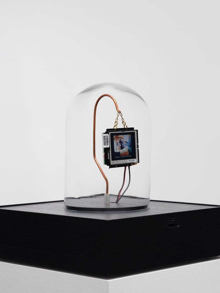 Lynn Hershman Leeson, Synthia Stock Ticker, 2000