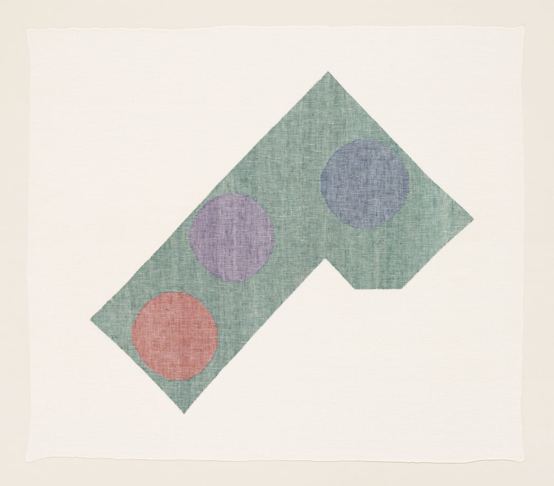 Ruth Laskey, Twill Series (Circles 3), 2022